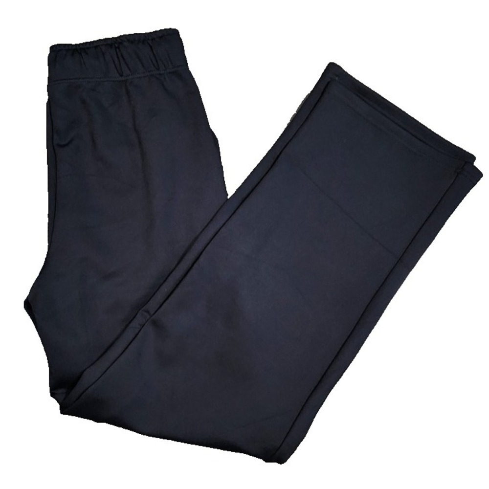 G4Free Womens Straight Leg Yoga Pants Black Drawstring Pockets Small